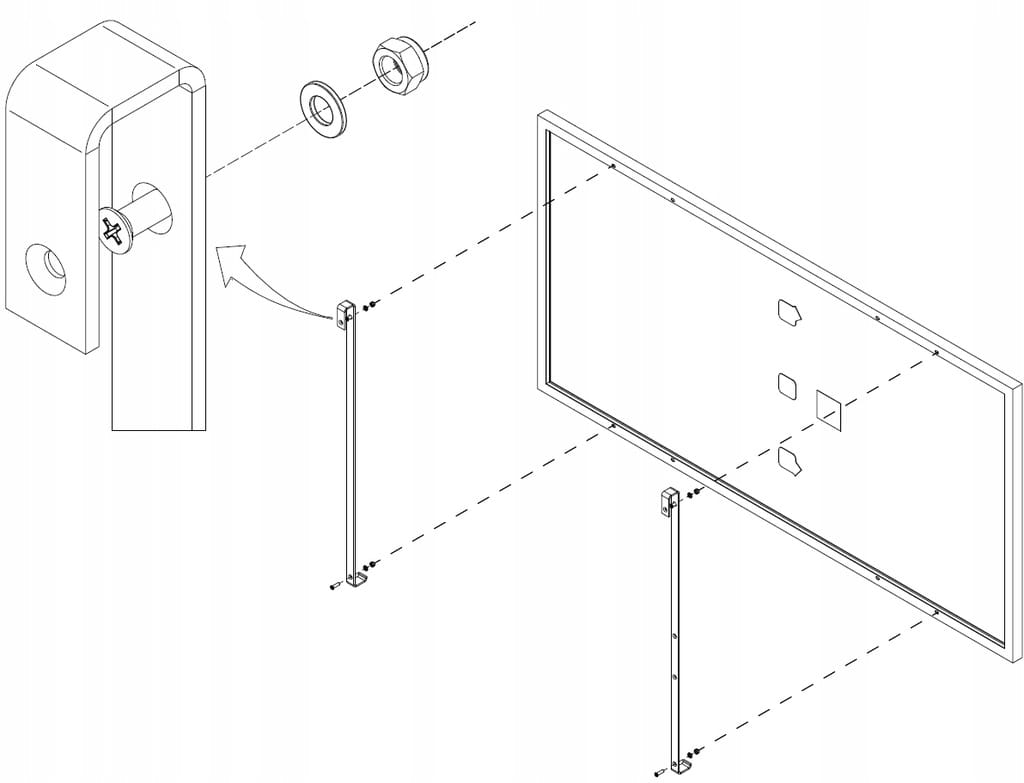 System montażowy Balkonowy do paneli PV S1DK40 