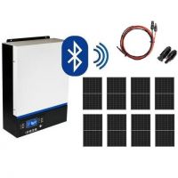 Zestaw Off-Grid - 8x Panel PV 410W + Inwerter ESB-6kW-24 + Akcesoria