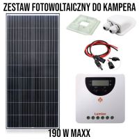 Zestaw Fotowoltaiczny Do Kampera 190W MAXX