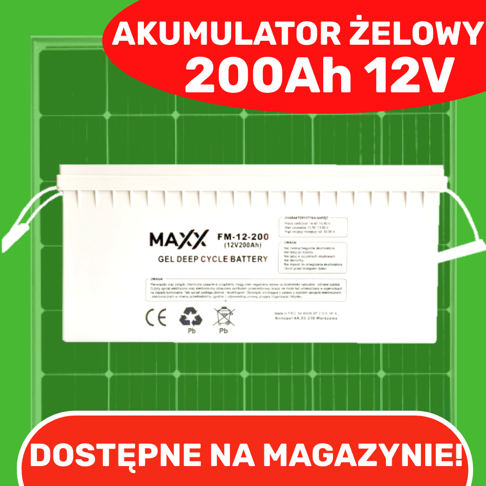 Akumulatory 200Ah 12V 