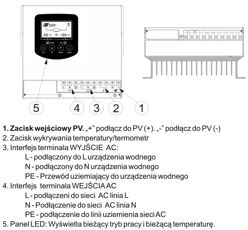 Przetwornica Solarna BYPASS do grzania wody Volt GREEN BOOST 4000 BYPASS