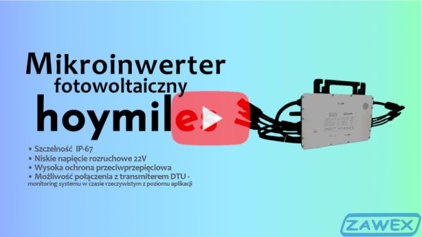 Film przedstawiający mikroinwerter Hoymiles HM
