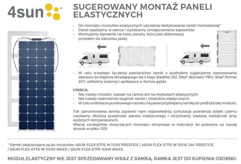 Instrukcja montażu paneli elastycznych FLEX